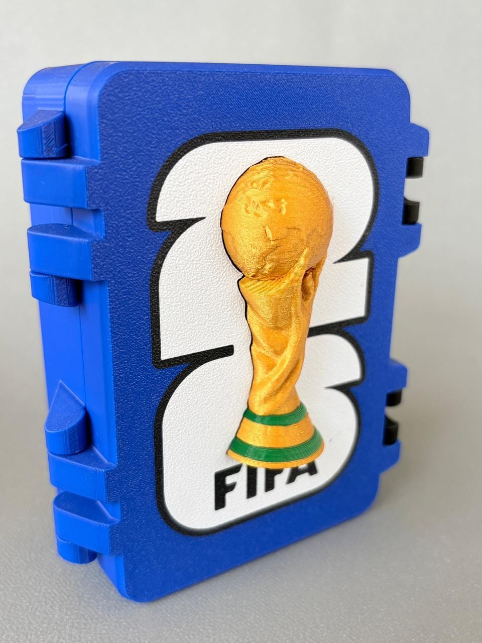 Caja porta láminas FIFA — impresión 3D Tridimensional Chile