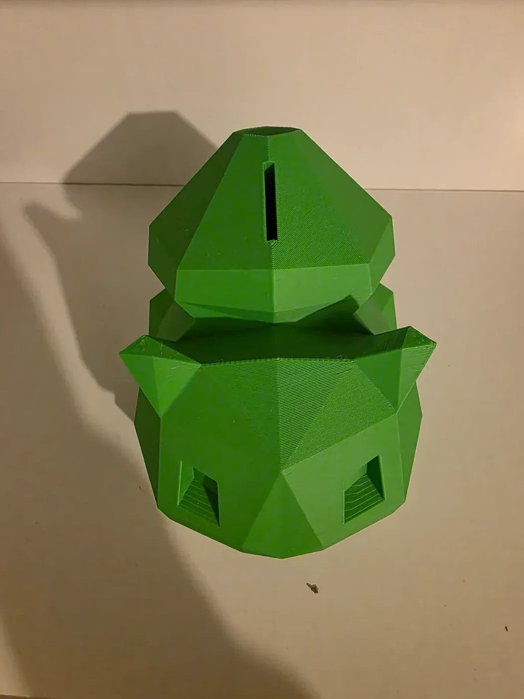 Alcancía pokemon Bulbasaur low poly · vista 3 — Tridimensional Chile